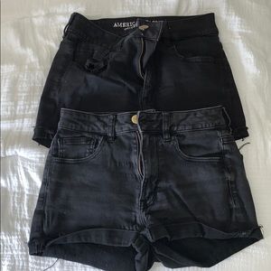 American Eagle Black Shorts
